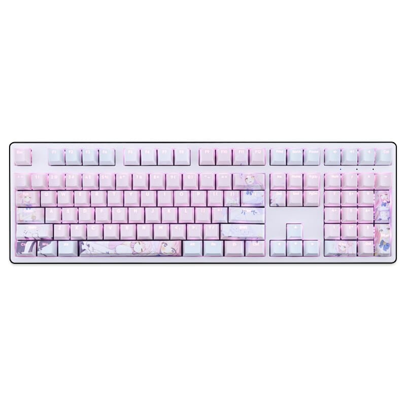 My Anime Keycaps Complete Set Blue Archive: Misono Mika Backlit Keycap Set