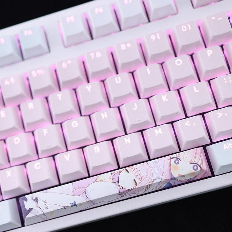 My Anime Keycaps Complete Set Blue Archive: Misono Mika Backlit Keycap Set