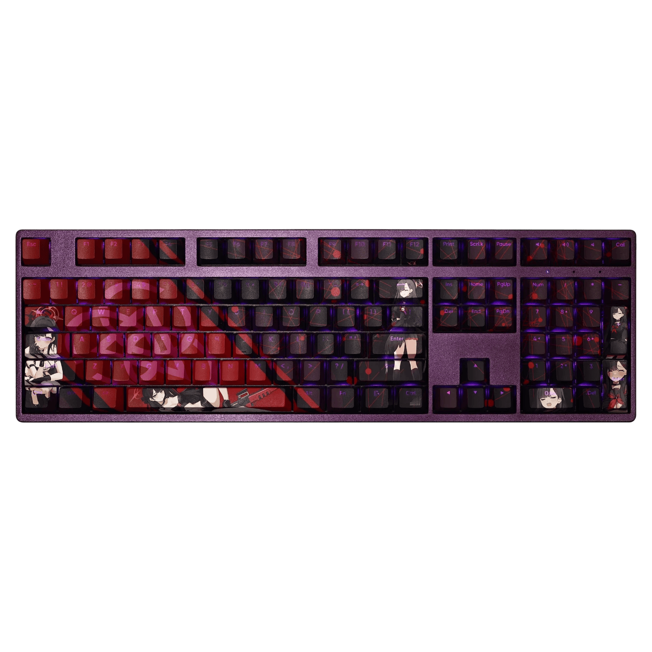 My Anime Keycaps Complete Set Blue Archive: Nakamasa ichika Backlit Keycap Set