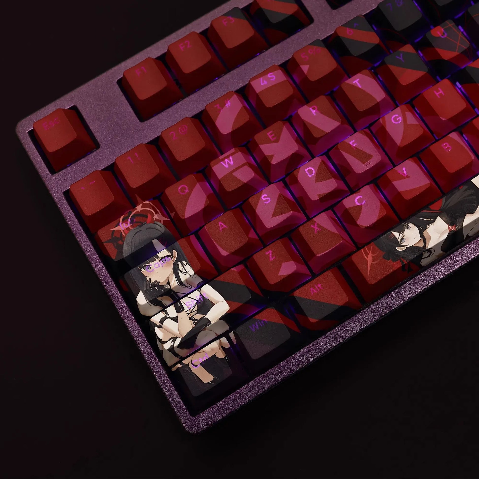 My Anime Keycaps Complete Set Blue Archive: Nakamasa ichika Backlit Keycap Set