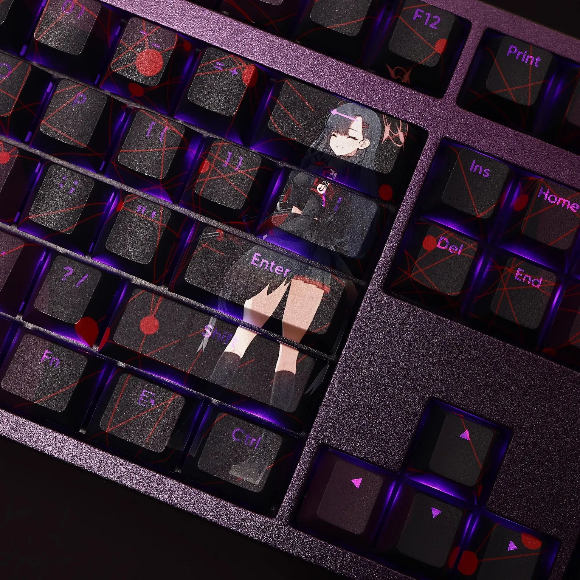 My Anime Keycaps Complete Set Blue Archive: Nakamasa ichika Backlit Keycap Set
