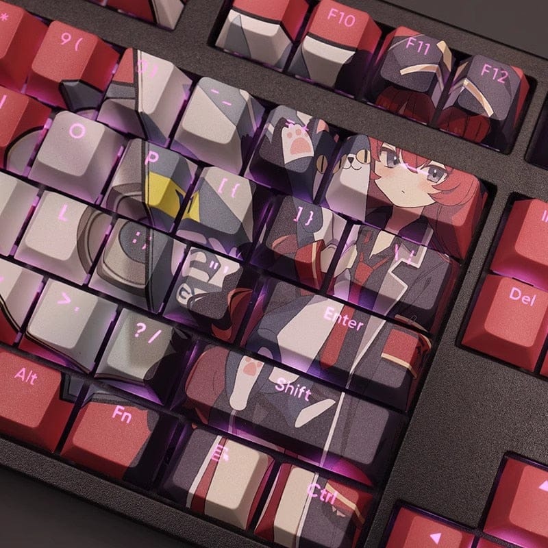 My Anime Keycaps Complete Set Blue Archive: Natsume Iroha Backlit Keycap Set