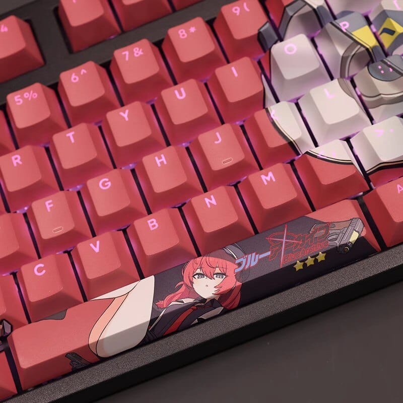 My Anime Keycaps Complete Set Blue Archive: Natsume Iroha Backlit Keycap Set