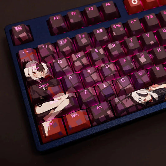 My Anime Keycaps Complete Set Blue Archive: Onikata Kayoko Backlit Keycap Set