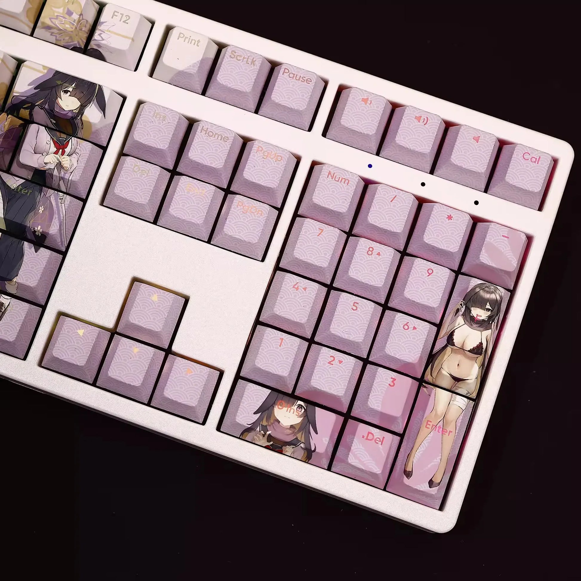 My Anime Keycaps Complete Set Blue Archive: Ono Tsukuyo Backlit Keycap Set