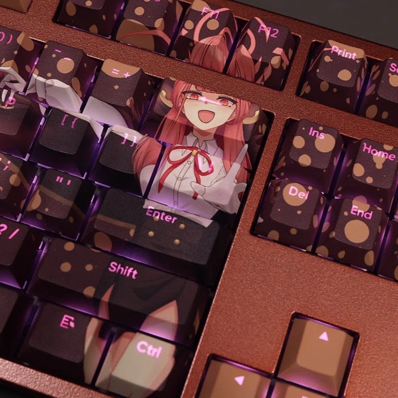 My Anime Keycaps Complete Set Blue Archive: Rikuhachima Aru Backlit Keycap Set