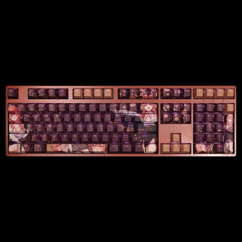 My Anime Keycaps Complete Set Blue Archive: Rikuhachima Aru Backlit Keycap Set