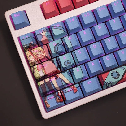 My Anime Keycaps Complete Set Blue Archive: Saiba Momoi Backlit Keycap Set