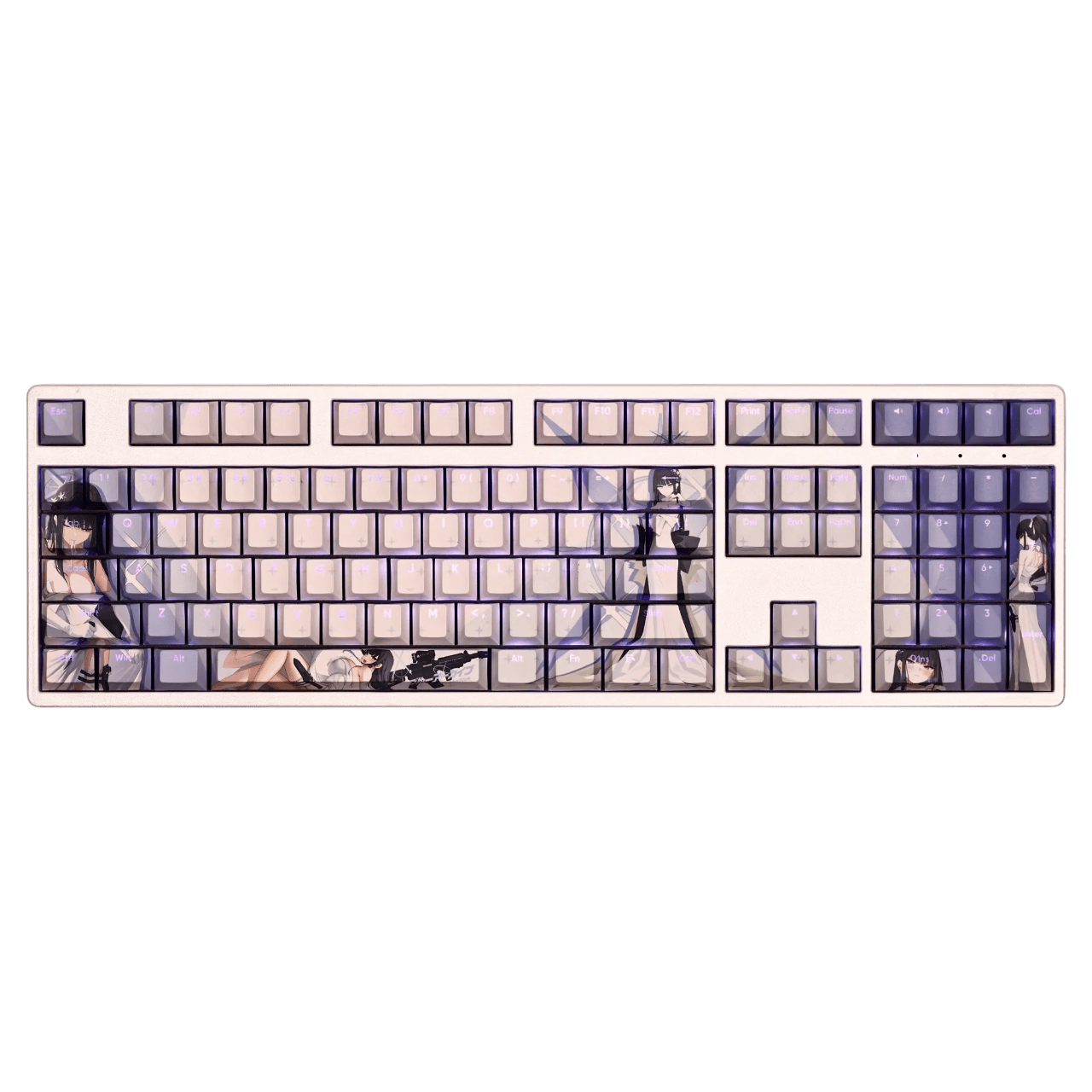 My Anime Keycaps Complete Set Blue Archive: Saori Backlit Keycap Set