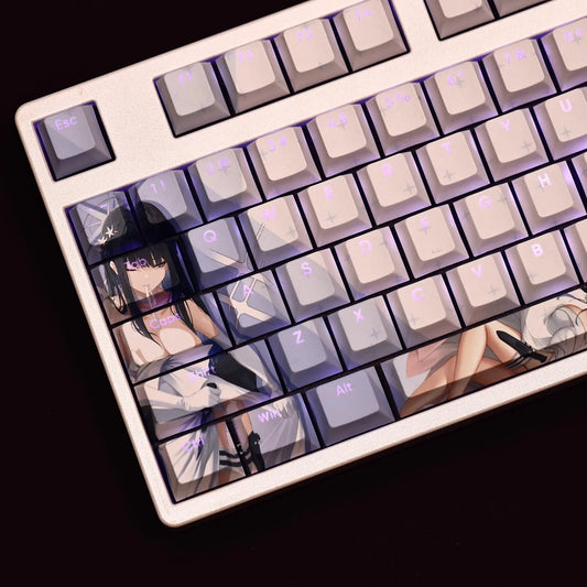 My Anime Keycaps Complete Set Blue Archive: Saori Backlit Keycap Set