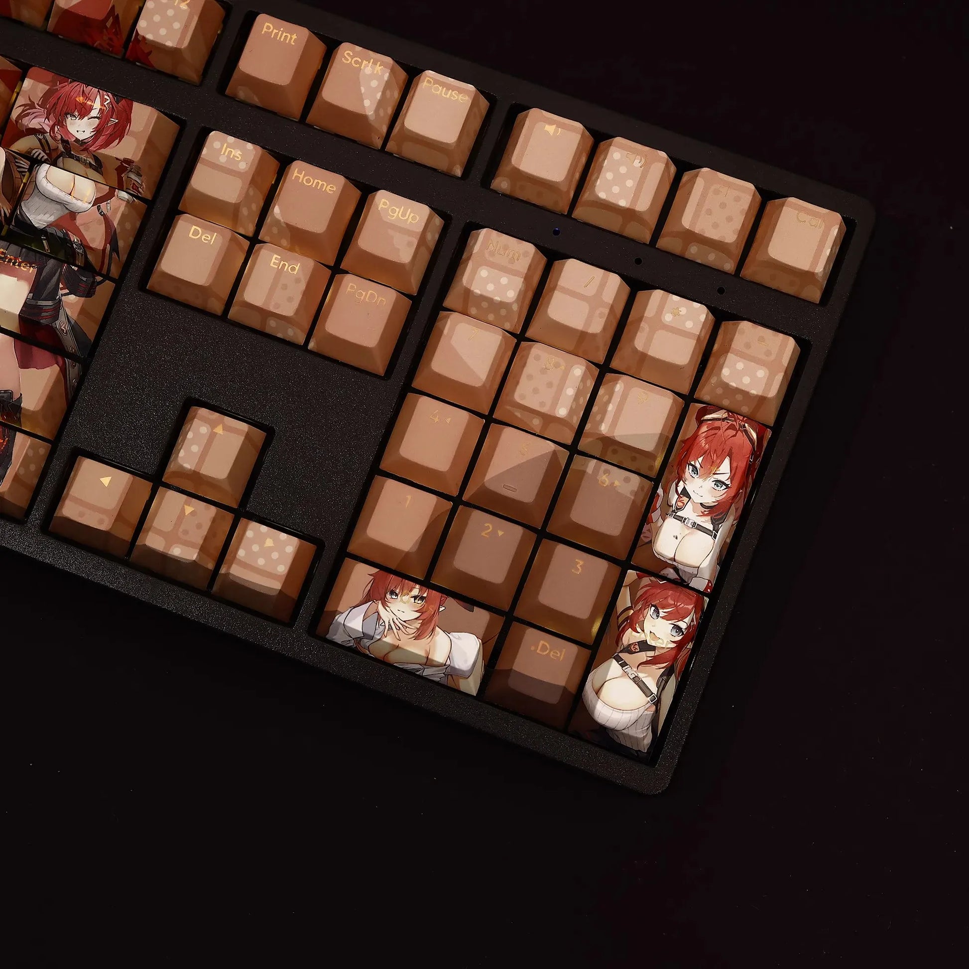 My Anime Keycaps Complete Set Blue Archive: Shimokura Megu Backlit Keycap Set
