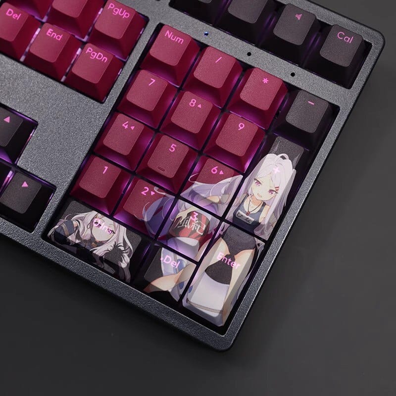 My Anime Keycaps Complete Set Blue Archive: Sorasaki Hina Backlit Keycap Set