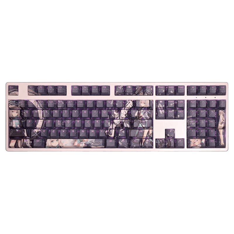 My Anime Keycaps Complete Set Blue Archive: Sunaookami Shiroko Backlit Keycap Set