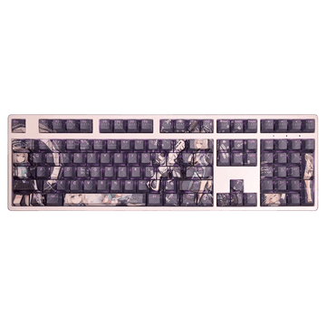 My Anime Keycaps Complete Set Blue Archive: Sunaookami Shiroko Backlit Keycap Set