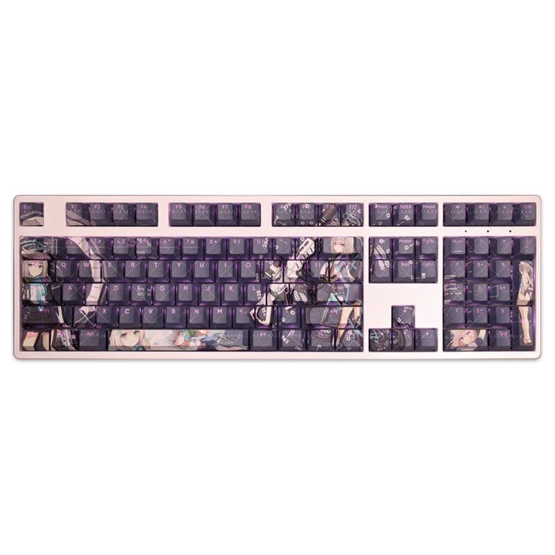 My Anime Keycaps Complete Set Blue Archive: Sunaookami Shiroko Backlit Keycap Set