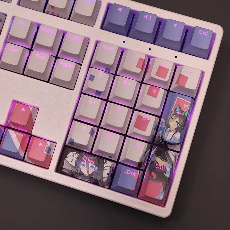 My Anime Keycaps Complete Set Blue Archive: Tendou Alice Backlit Keycap Set