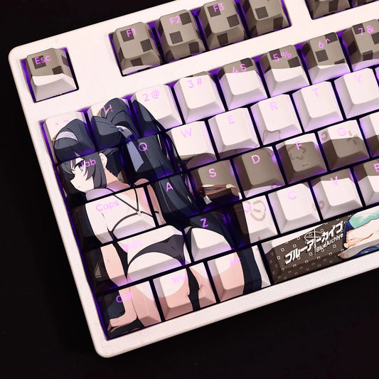 My Anime Keycaps Complete Set Blue Archive: Ui Backlit Keycap Set