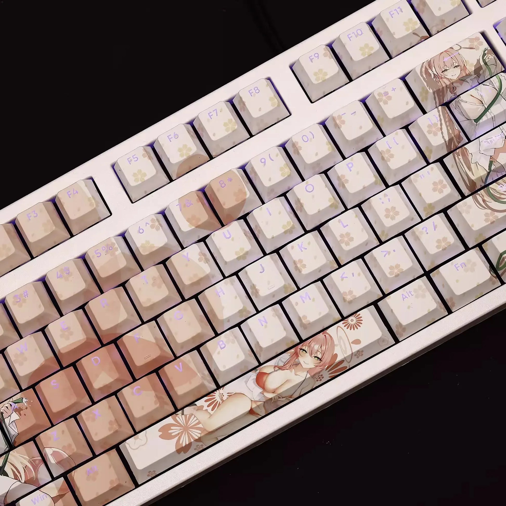 My Anime Keycaps Complete Set Blue Archive: Urawa Hanako Backlit Keycap Set