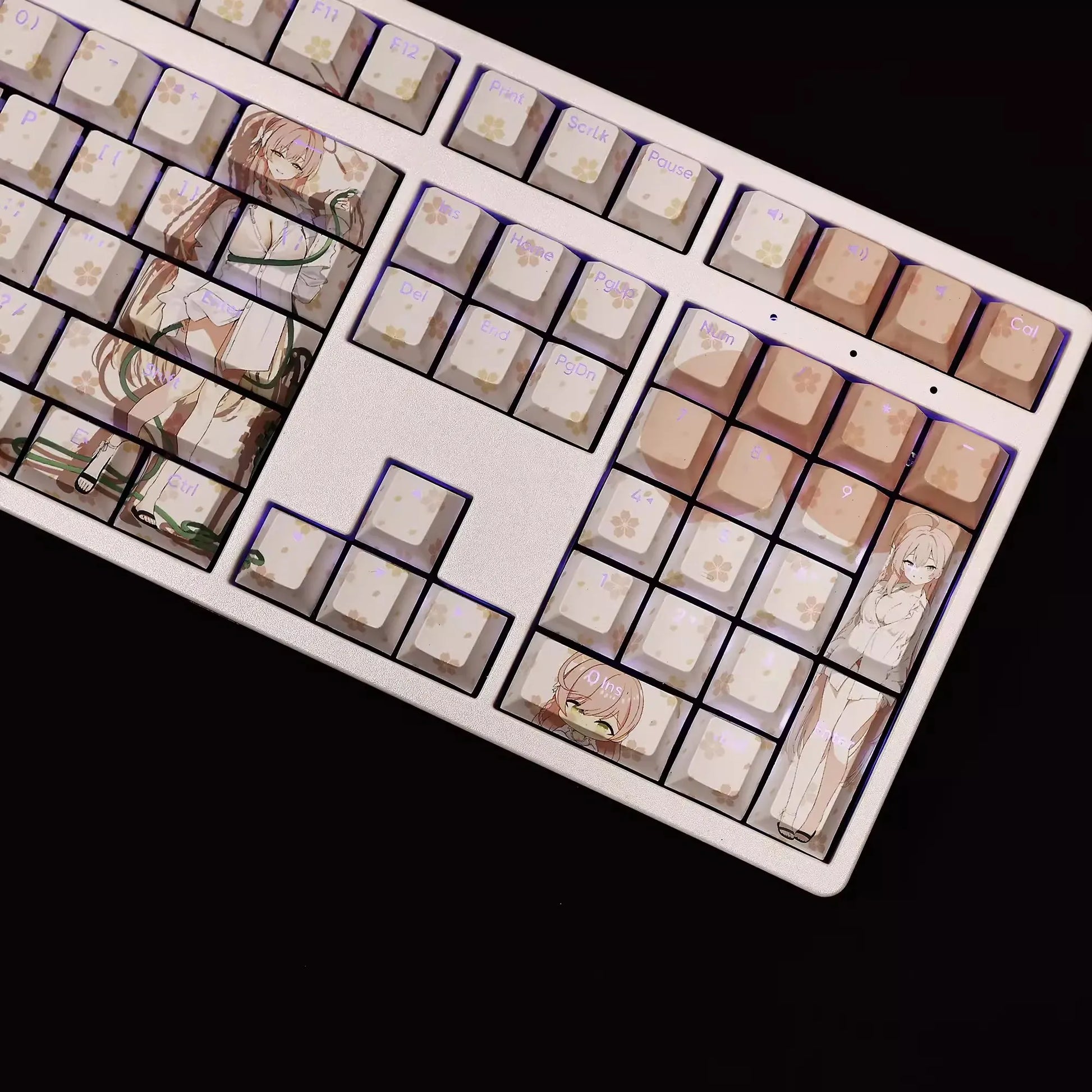 My Anime Keycaps Complete Set Blue Archive: Urawa Hanako Backlit Keycap Set