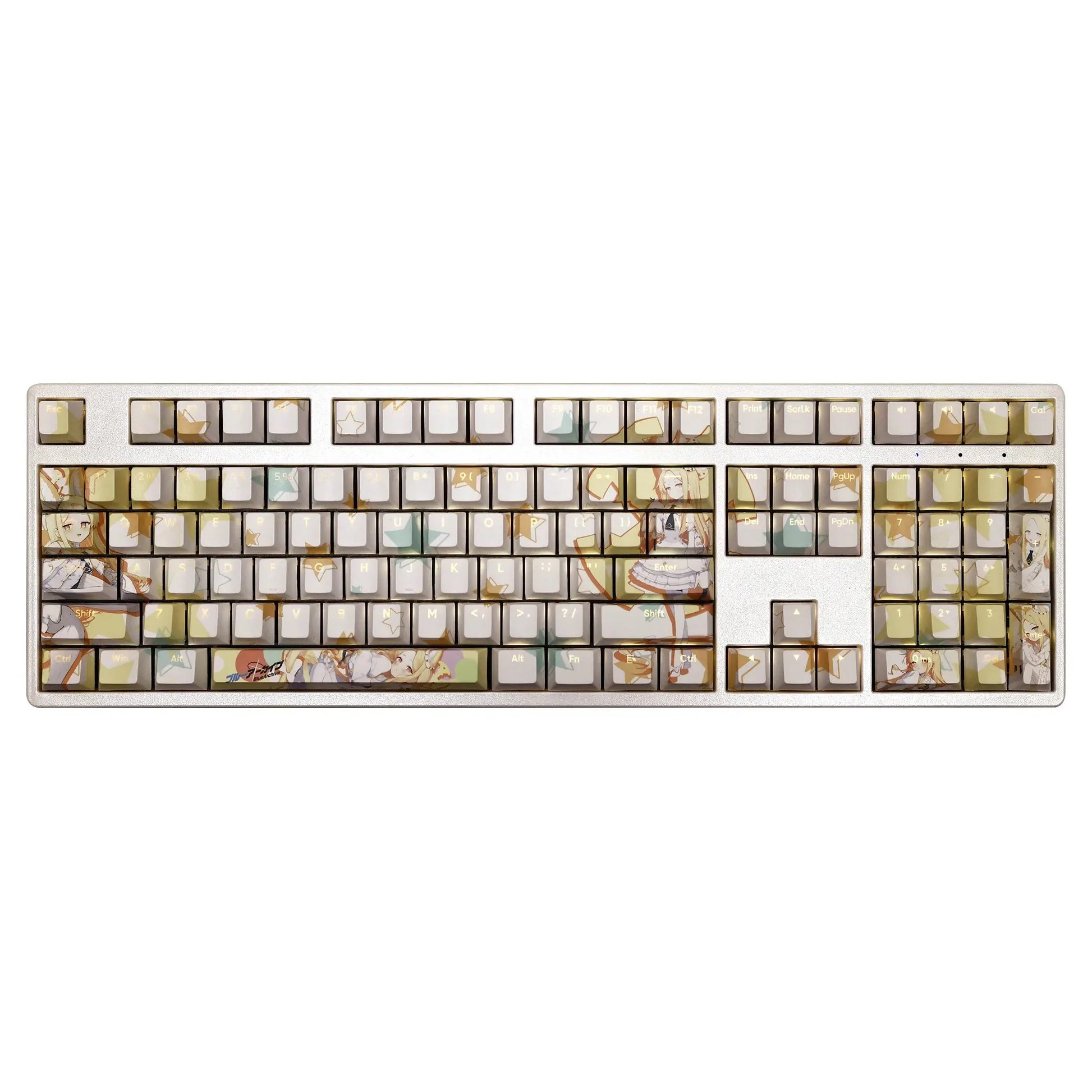 My Anime Keycaps Complete Set Blue Archive: Yurizono Seia Backlit Keycap Set
