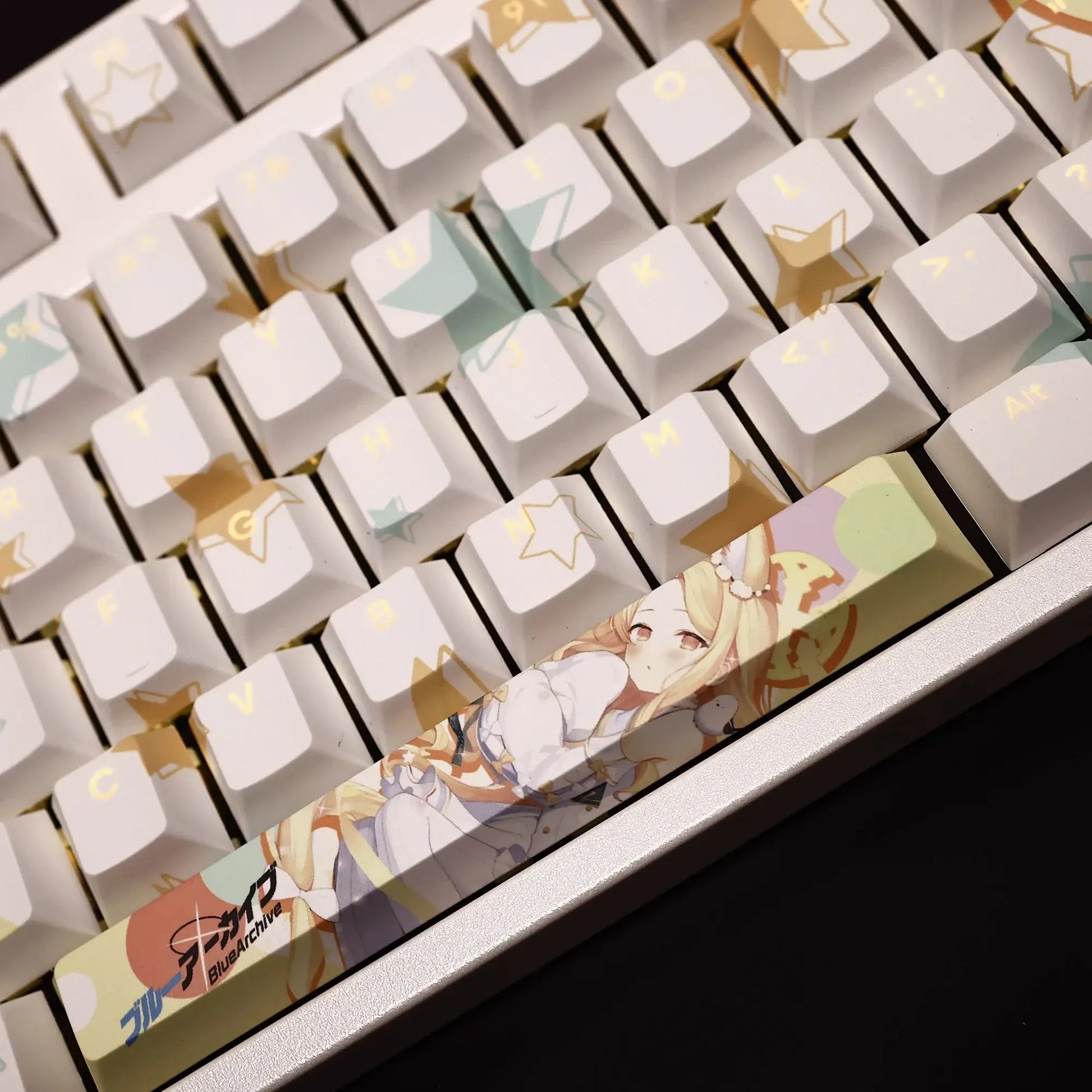 My Anime Keycaps Complete Set Blue Archive: Yurizono Seia Backlit Keycap Set