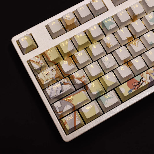 My Anime Keycaps Complete Set Blue Archive: Yurizono Seia Backlit Keycap Set