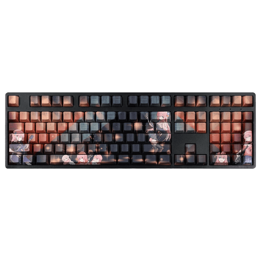 My Anime Keycaps Complete Set Bocchi The Rock!: Hitori Goto Orange Backlit Keycap Set