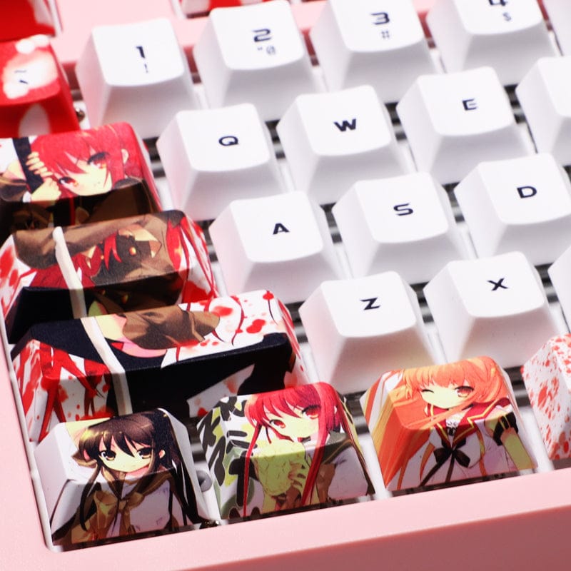 My Anime Keycaps Complete Set Burning-Eyed Shana: Keycap Set