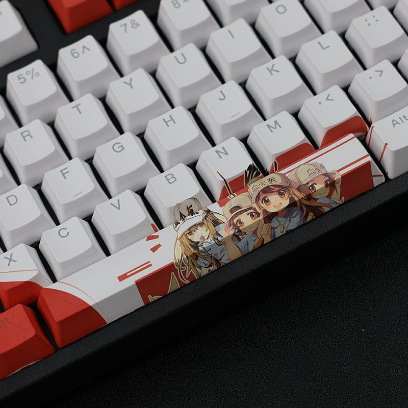 My Anime Keycaps Complete Set Cells at Work!: Backlit Keycap Set