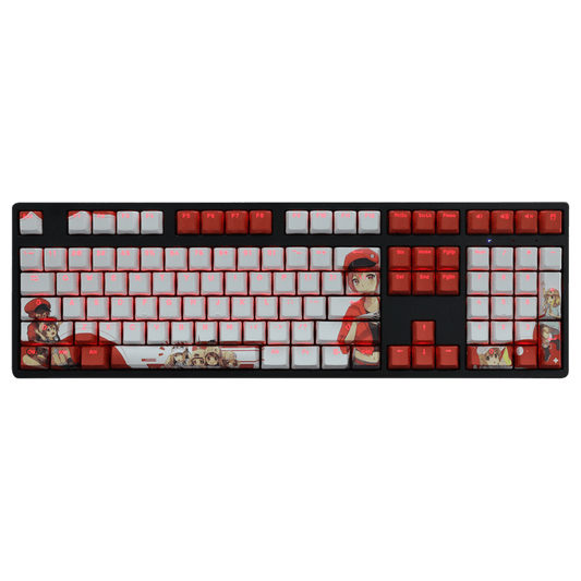 My Anime Keycaps Complete Set Cells at Work!: Backlit Keycap Set