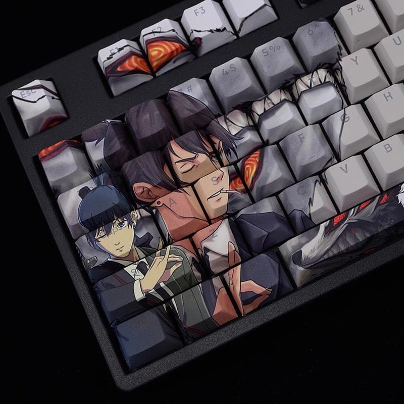 My Anime Keycaps Complete Set Chainsaw Man: Aki Hayakawa Backlit Keycap Set