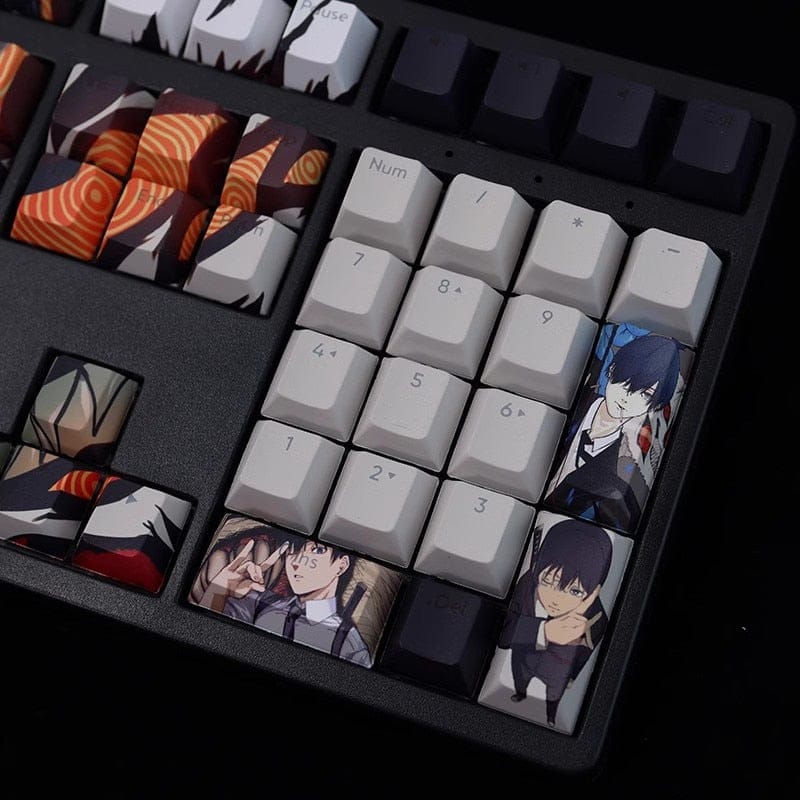 My Anime Keycaps Complete Set Chainsaw Man: Aki Hayakawa Backlit Keycap Set