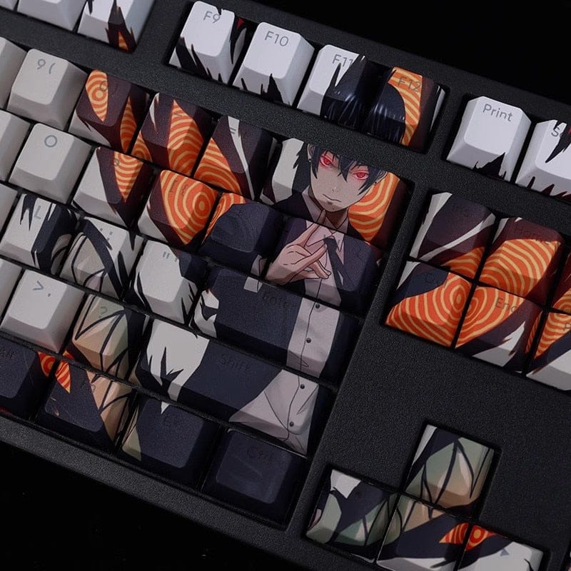 My Anime Keycaps Complete Set Chainsaw Man: Aki Hayakawa Backlit Keycap Set
