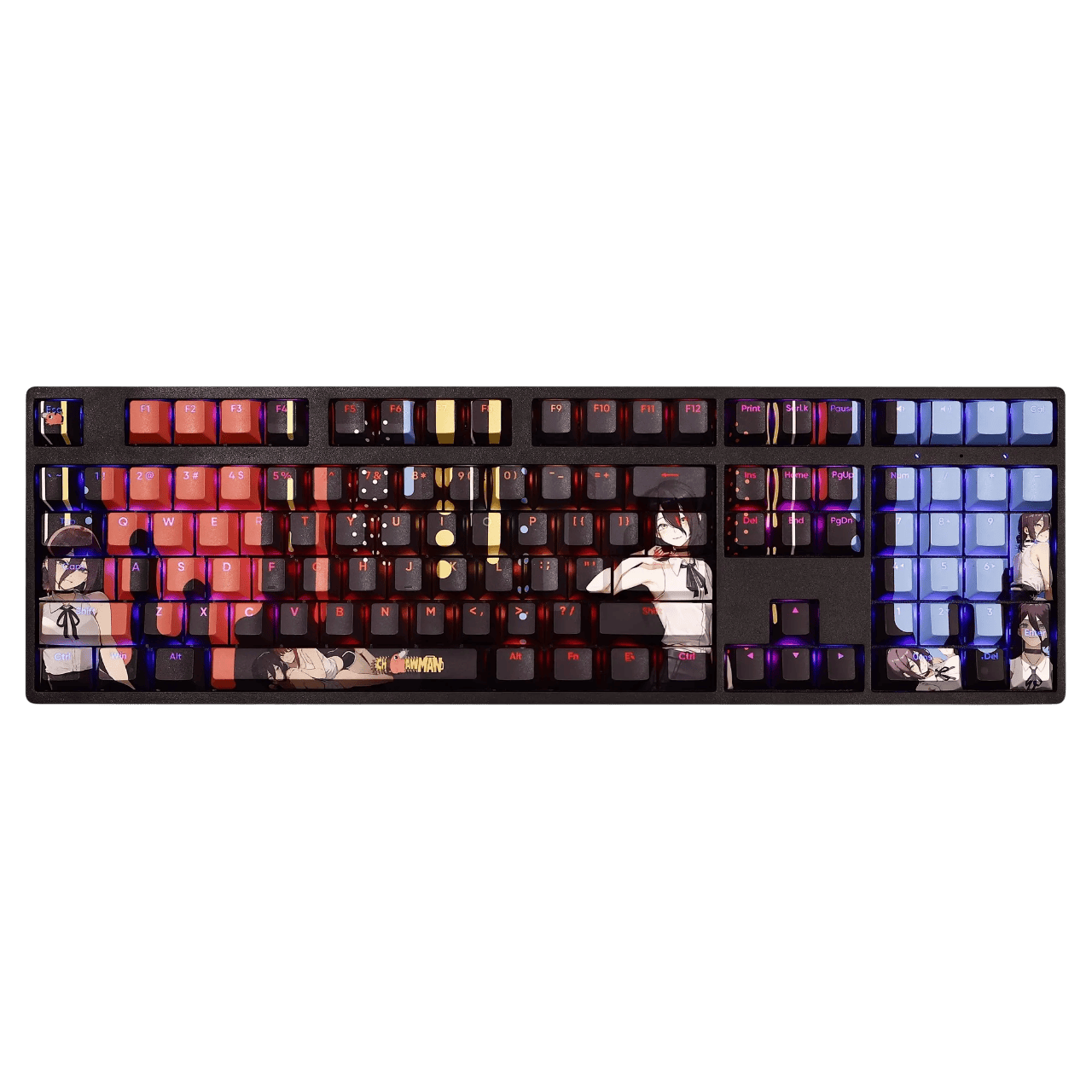 My Anime Keycaps Complete Set Chainsaw Man: Reze Backlit Keycap Set