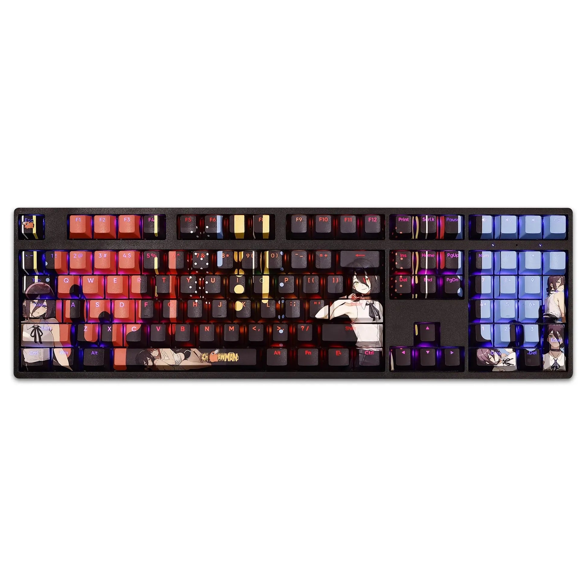 My Anime Keycaps Complete Set Chainsaw Man: Reze Backlit Keycap Set