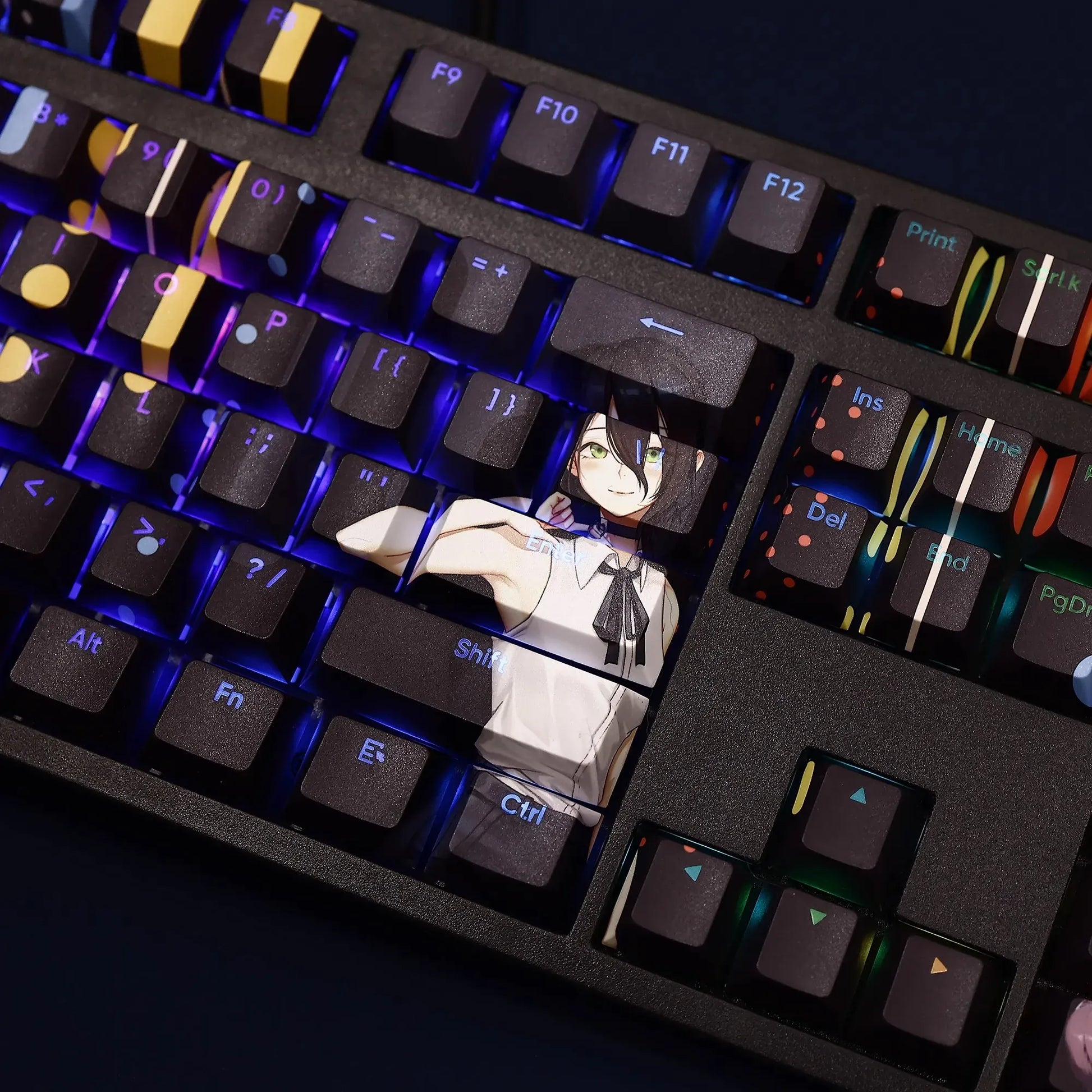 My Anime Keycaps Complete Set Chainsaw Man: Reze Backlit Keycap Set