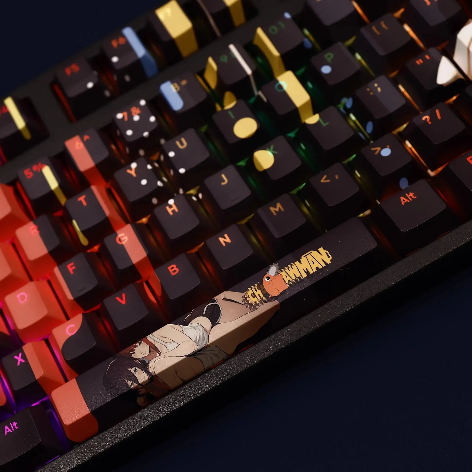 My Anime Keycaps Complete Set Chainsaw Man: Reze Backlit Keycap Set