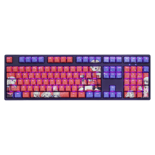 My Anime Keycaps Complete Set Charlotte: Nao Tomori Backlit Pink Keycap Set