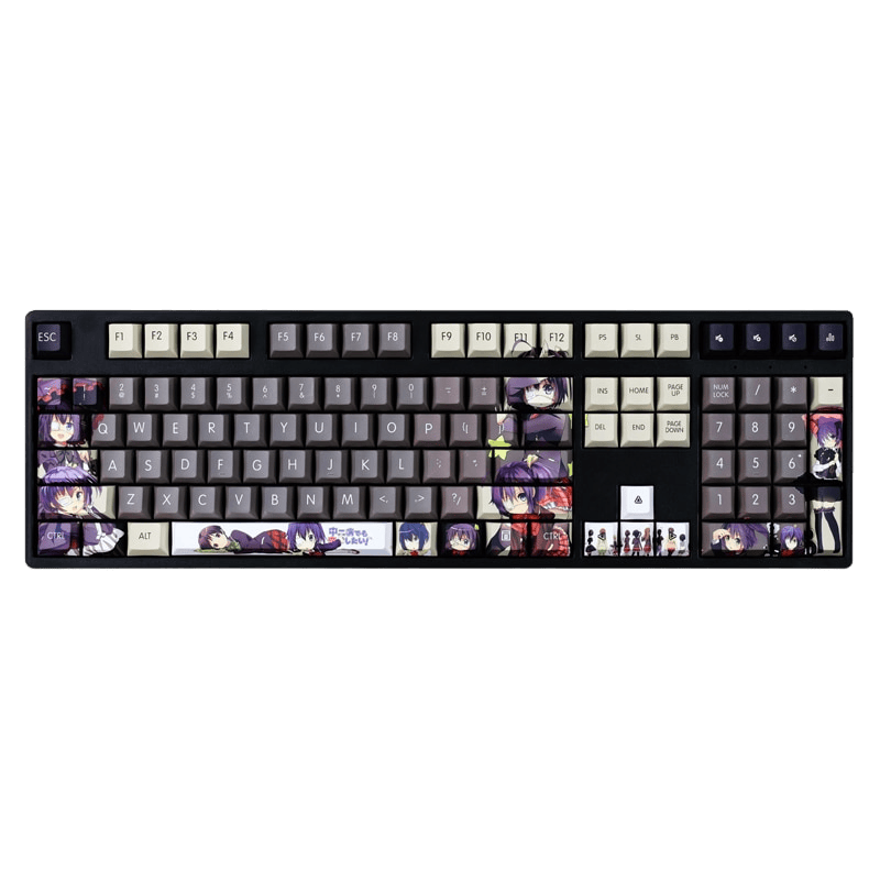 My Anime Keycaps Complete Set Chunibyo: Rikka Takanashi Black Keycap Set