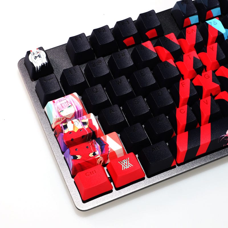 My Anime Keycaps Complete Set DARLING in the FRANXX: Zero Two Backlit Keycap Set