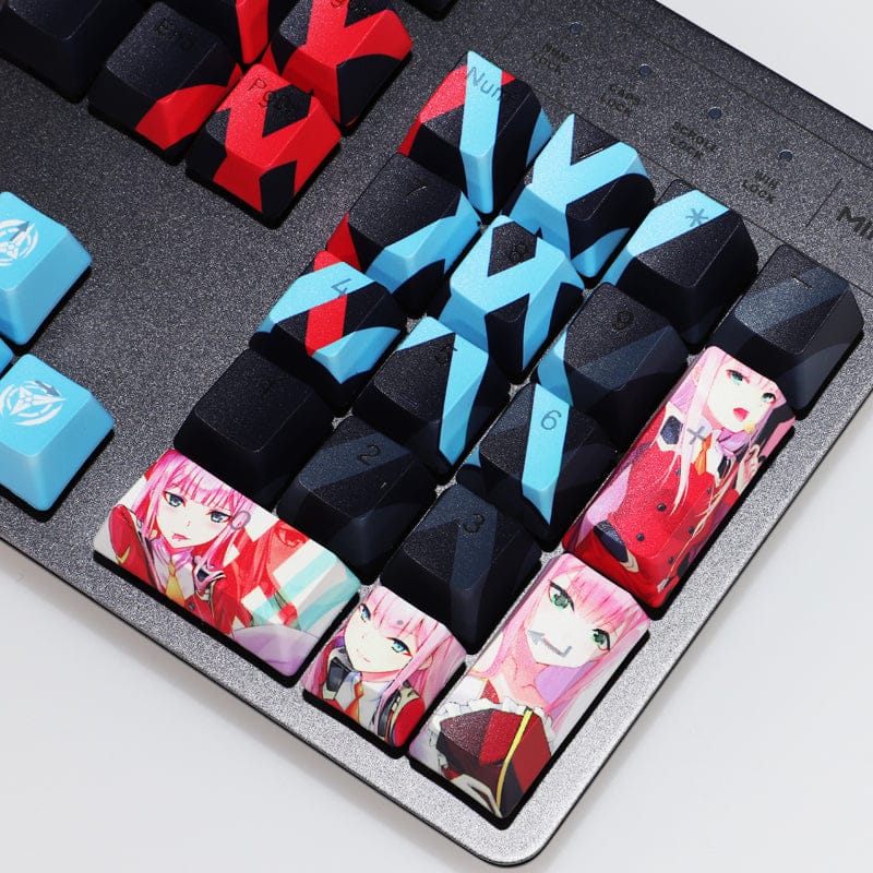 My Anime Keycaps Complete Set DARLING in the FRANXX: Zero Two Backlit Keycap Set