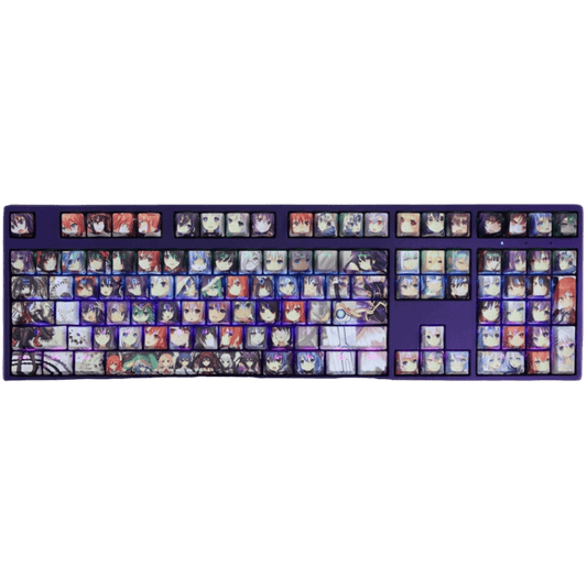 My Anime Keycaps Complete Set Date A Live: Faces Backlit Keycap Set