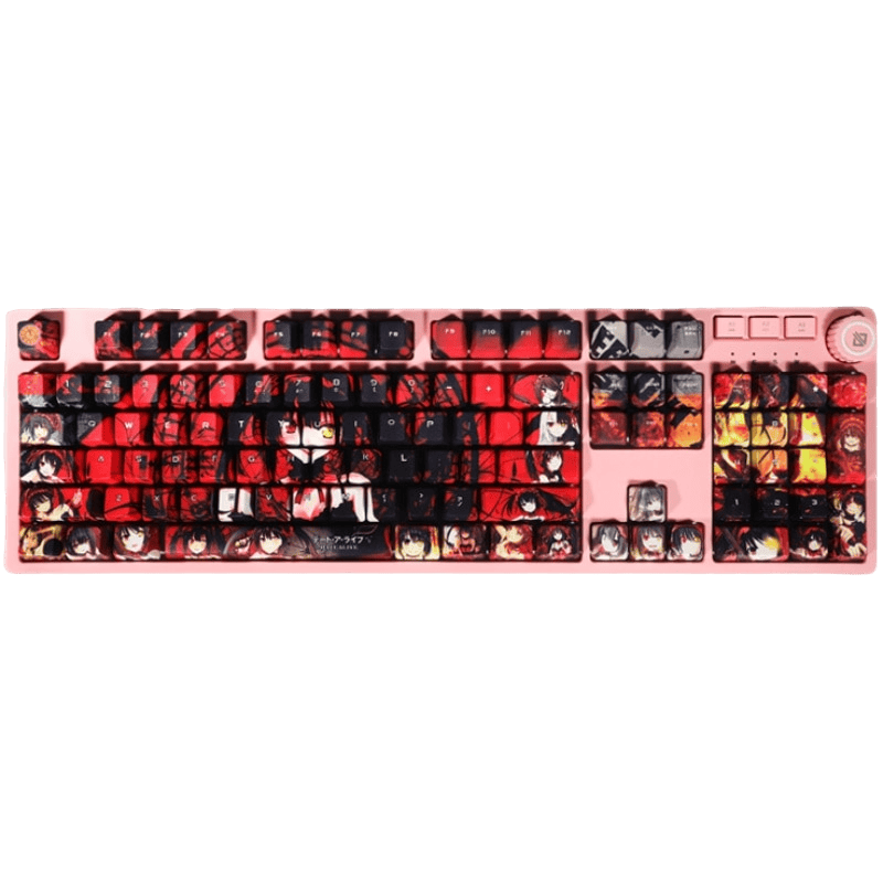 My Anime Keycaps Complete Set Date A Live: Kurumi Tokisaki Red Keycap Set