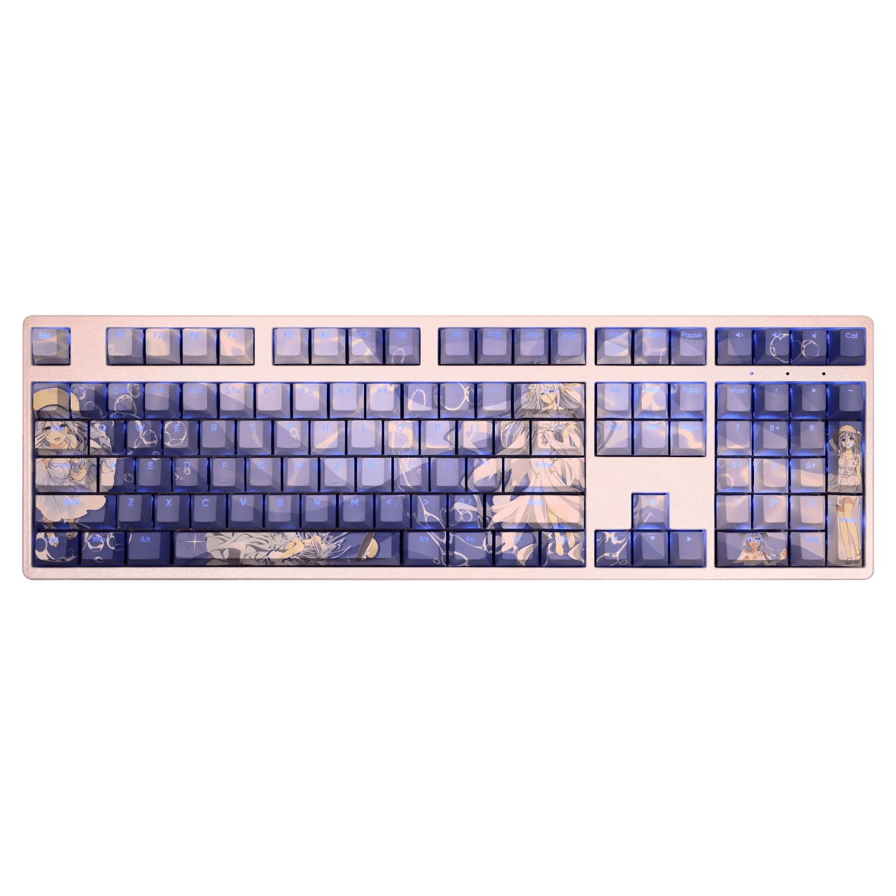 My Anime Keycaps Complete Set Date A Live: Takamiya Mio Backlit Keycap Set