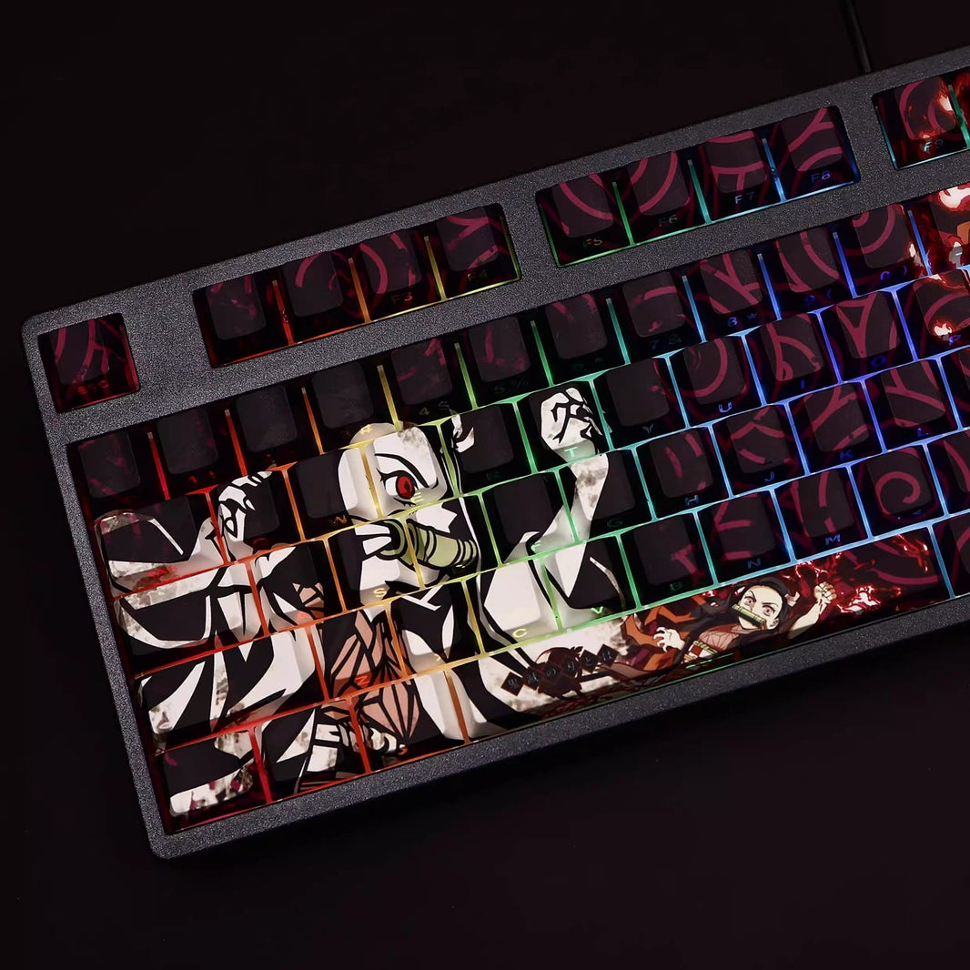 Demon Slayer Keycap Set - My Anime Keycaps