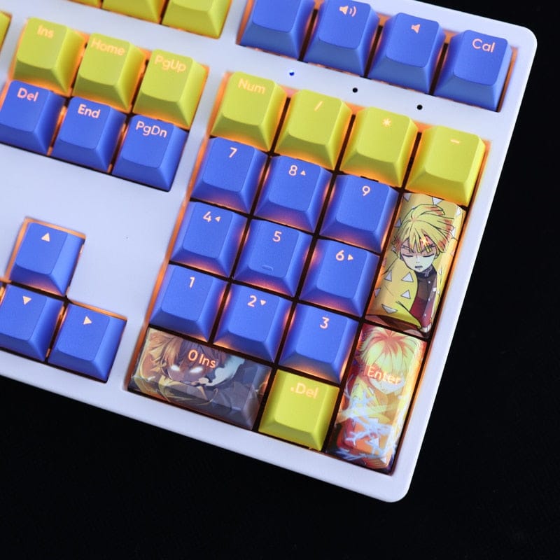 My Anime Keycaps Complete Set Demon Slayer: Zenitsu Agatsuma Backlit Keycap Set