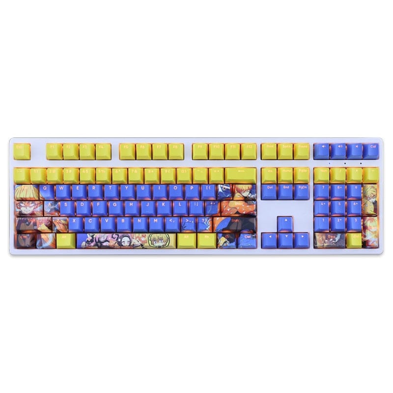 My Anime Keycaps Complete Set Demon Slayer: Zenitsu Agatsuma Backlit Keycap Set