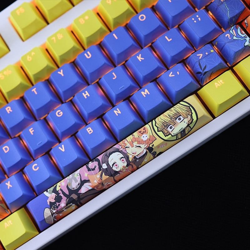 My Anime Keycaps Complete Set Demon Slayer: Zenitsu Agatsuma Backlit Keycap Set