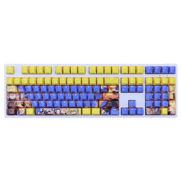 My Anime Keycaps Complete Set Demon Slayer: Zenitsu Agatsuma Backlit Keycap Set