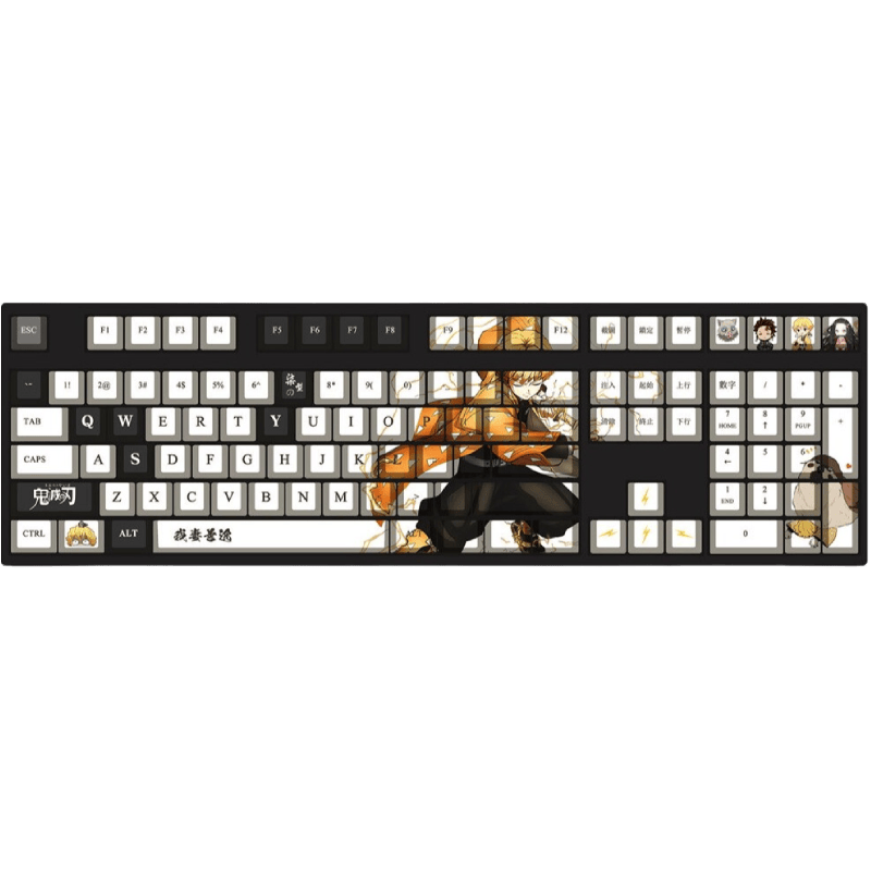 My Anime Keycaps Complete Set Demon Slayer: Zenitsu Agatsuma Keycap Set